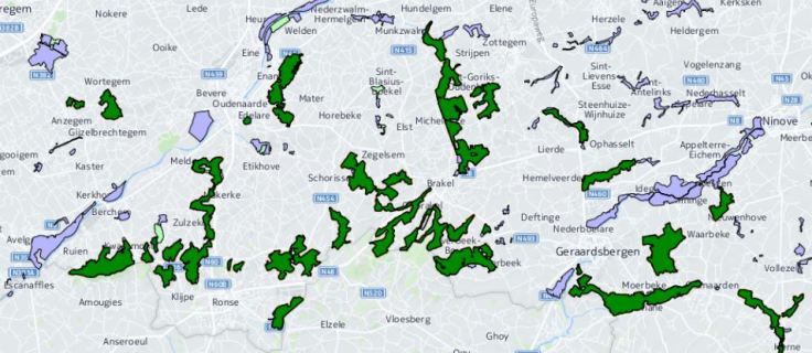 Habitatrichtlijngebieden in onze streek