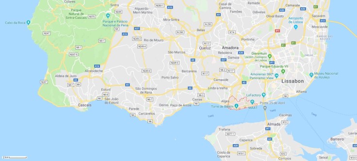 Belém tov Lissabon, Cascais en Sintra