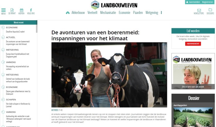 Frontpage landbouwleven.be
